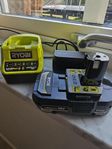 Ryobi batteri 18V 2.5AH + laddare 