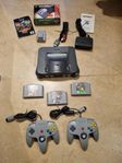 Nintendo 64  komplett inkl 3st spel , (Mariokart) 