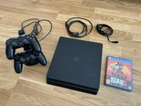 PS4 Slim inkl. ett spel