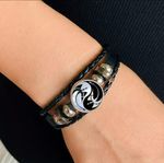 Armband Yin Yang double dragon. 