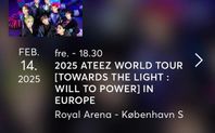 2x Sector VIP biljetter Ateez Will To Power Tour