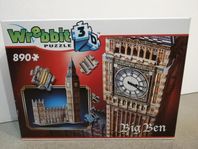 3D Puzzel Big Ben från Wrebbit 390 Bitar