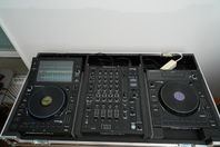 Denon DJ X1850 och SC6000 med LC6000 i case