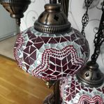 Turkisk mosaik lampa golvlampa