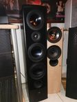 canton ergo 609 dc  kef iq 7 kef cube