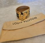 Louis Vuitton läder vachetta armband multicolor