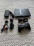 Playstation 2 Slim Konsol (Bra Skick / Komplett)