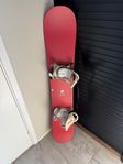 Burton A55 snowboard med bindning