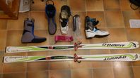 Skimo lätt topptur komplett skidpaket Dynafit pdg 161cm