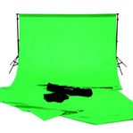 Green Screen med stativ - nyskick