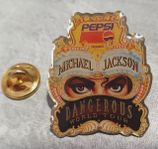 MICHAEL JACKSON Dangerous Tour Pin 1992