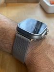 Apple Watch Ultra 49mm Armband Milanese Loop, silver