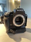 Sony A580 med batteripack