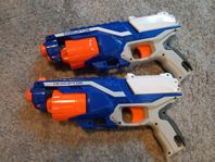 Två Nerf guns Disruptor och åta skott 