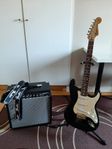  Fender Stratocaster (Mexico) & Fender gitarrförstärkare