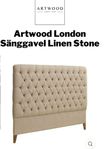 Artwood sänggaveln London 180cm beige