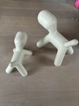 Magis Puppy Abstractdog stl M + S, vit