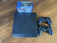 PlayStation 4 slim - 500 gb + spel