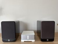 Sonos Connect Amp med Q Acoustics högtalare