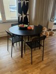 Set - table + 4 chairs IKEA LISABO, ADDE