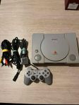 Playstation 1 konsol med tillbehör - SCPH-9002