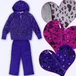 Sports Tracksuit For Girl,  3 Set : Size  4-12 Years Old 