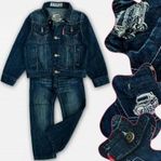 Jeans Set For A Boy:  2  complete set Jacket + Pants