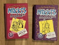 2 stycken Nikkis dagbok böcker - inbundna 