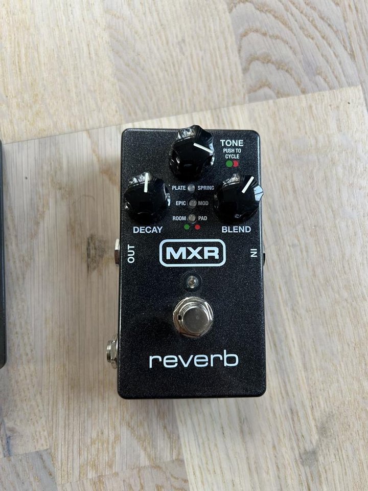 effektpedal, gitarr, MXR, rev...