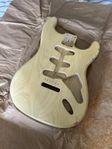 MJT swamp ash Strat body. Vintage blonde nitro. 