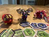 Bakugan - kort, figurer och brickor 