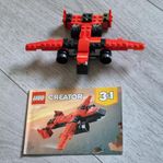 LEGO Creator 3-i-1 31100 Flygplan, bil och sportbil