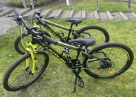 2st Tunturi 24 tum Mountainbike / Julklapp / Tvilling