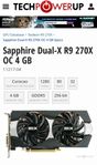 SAPPHIRE Dual-X R9 270X OC 4Gb