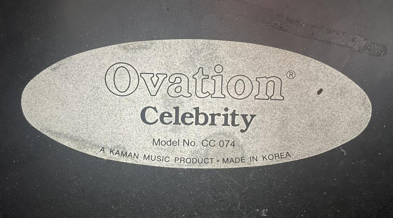 Ovation CC074 Celebrity series