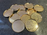 Underlägg Coasters i guld från Scandia Guld