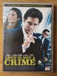 DVD FILM LOVE IS NOT A CRIME 