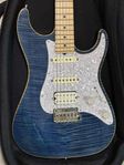 2010 suhr pro series HSS trans Whale Blue