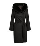 MaxMara svart "mango coat" 