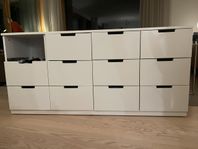 IKEA Nordli byrå 12 lådor