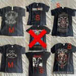 Band merch Iron Maiden/Slayer/Slipknot metal rock tshirt