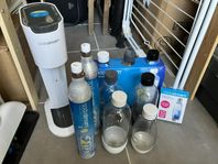 Soda stream med många tillbehör