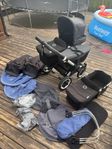 Bugaboo donkey 2/3 duo twin med massa tillbehör