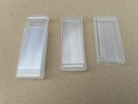 Liten flexibel plastförpackning 10x27 mm