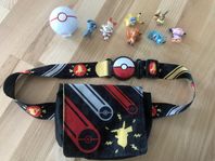 Pokémon väska med boll och figurer 