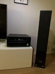 Onkyo receiver och 1 par Canton Golvhögtalare