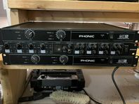 Phonic Max 500 2st , Samson s-zone 4 zone