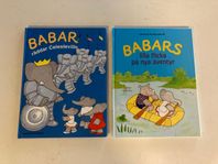 2st - BABAR böcker, barnböcker, elefant, klassiker, barn 