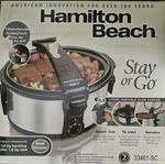 Hamilton Beach stay or go slowcooker