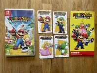 Mario + Rabbids Kingdom Battle (switch) + 4-pack NFC-kort